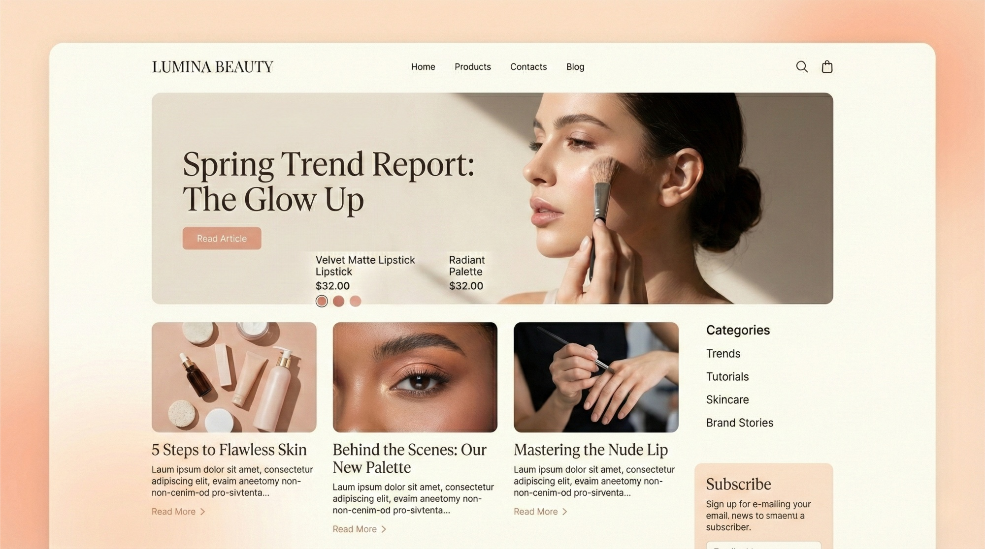 Spring Trend Report: The Glow Up